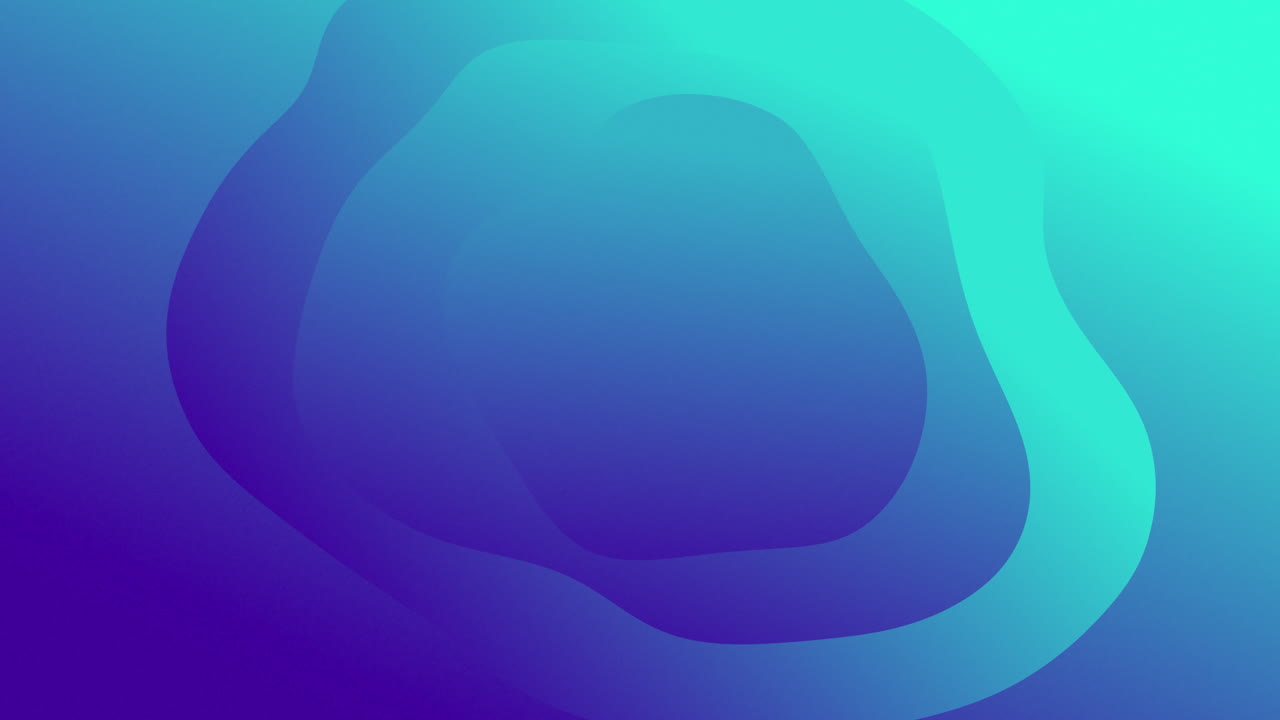 animación de líneas de gradiente azul ondulando en un bucle sin costuras