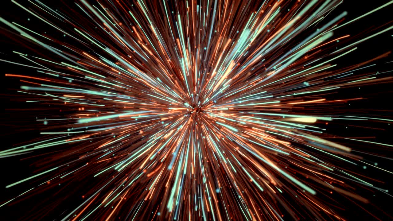 nube de explosión de partículas.