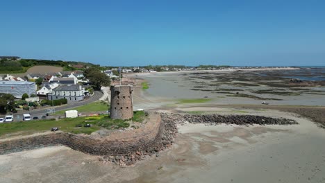 le hocq tower jersey drone,aerial