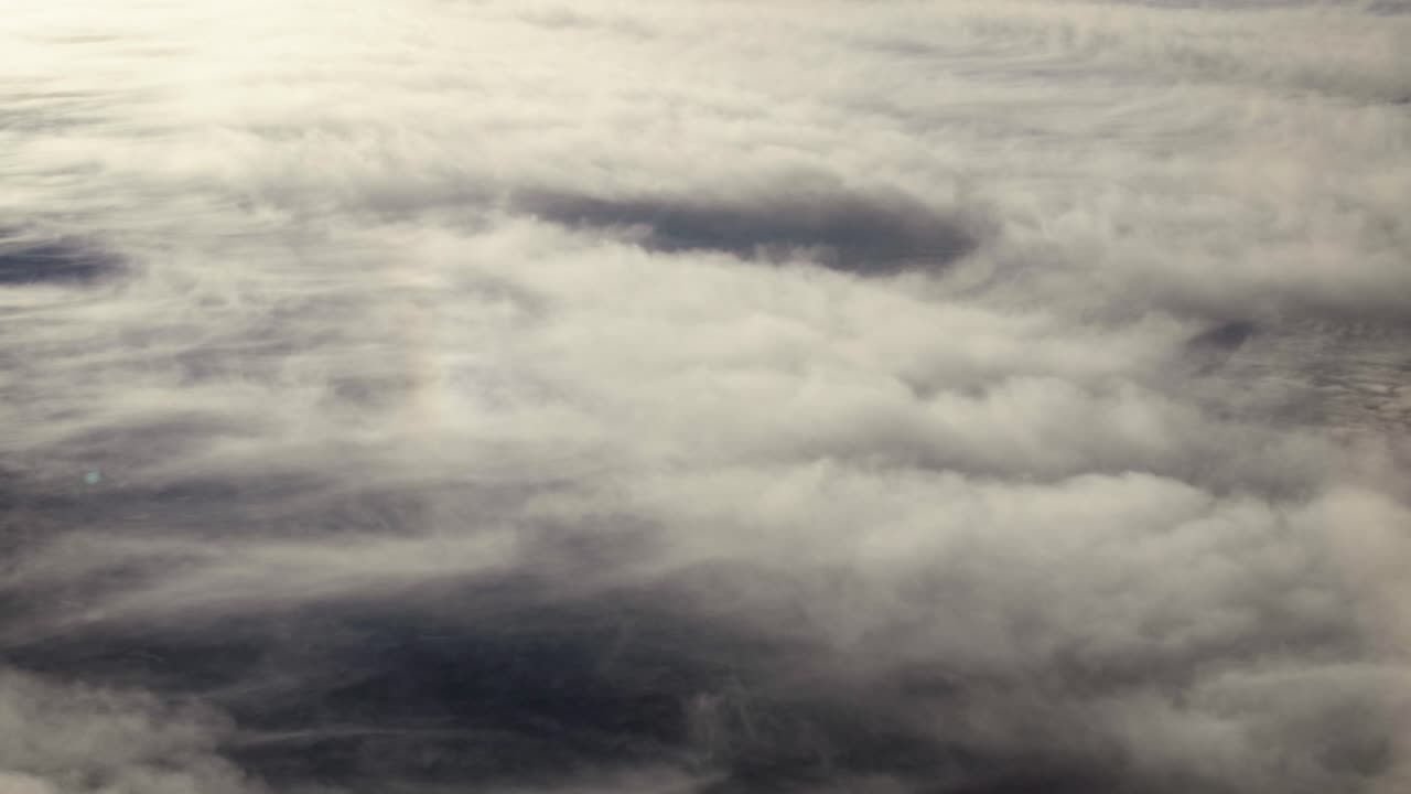 Aerial, view of planet earth from spaceship
