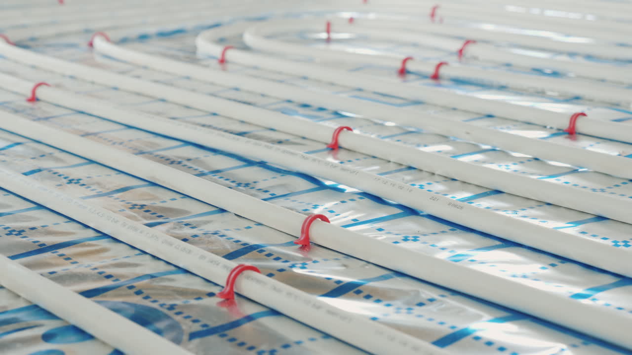 온수 난방용 바닥 난방 파이프 현대식 난방 시스템