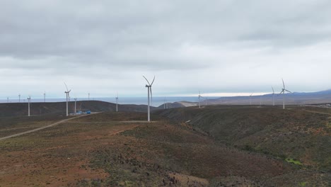 carica wind farm, in the coquimbo region, coquimbo region, country of chile