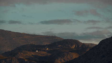 dawn over the hills of spain