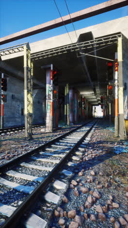 abandoned railroad underpass