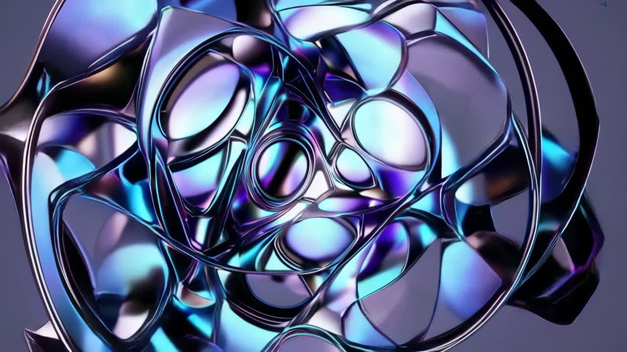 diseño geométrico iridescente abstracto