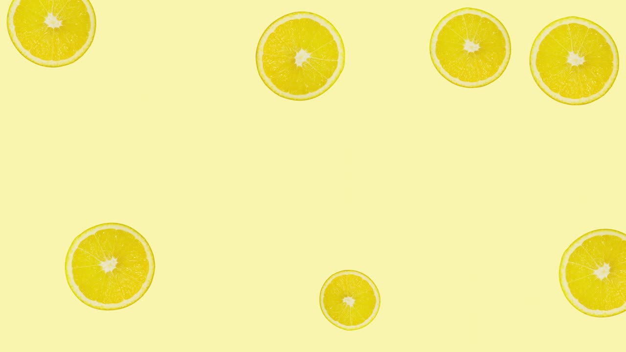 Lemon fruit motion design animation