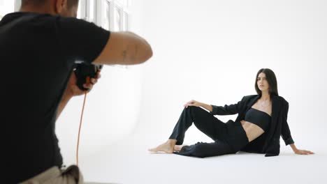 fashion shoot in studio