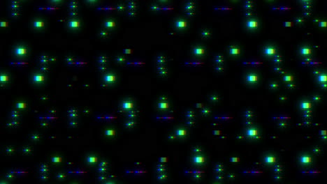 colorful grid pattern green, blue, and red squares in repetition