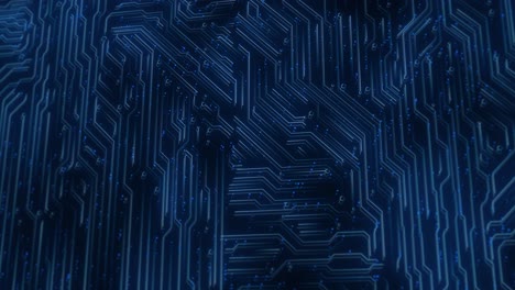 animated circuit board digital technology protecting cybersecurity technology digital data binary