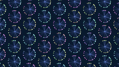 blue and purple circle pattern on black background engaging background for websites and apps