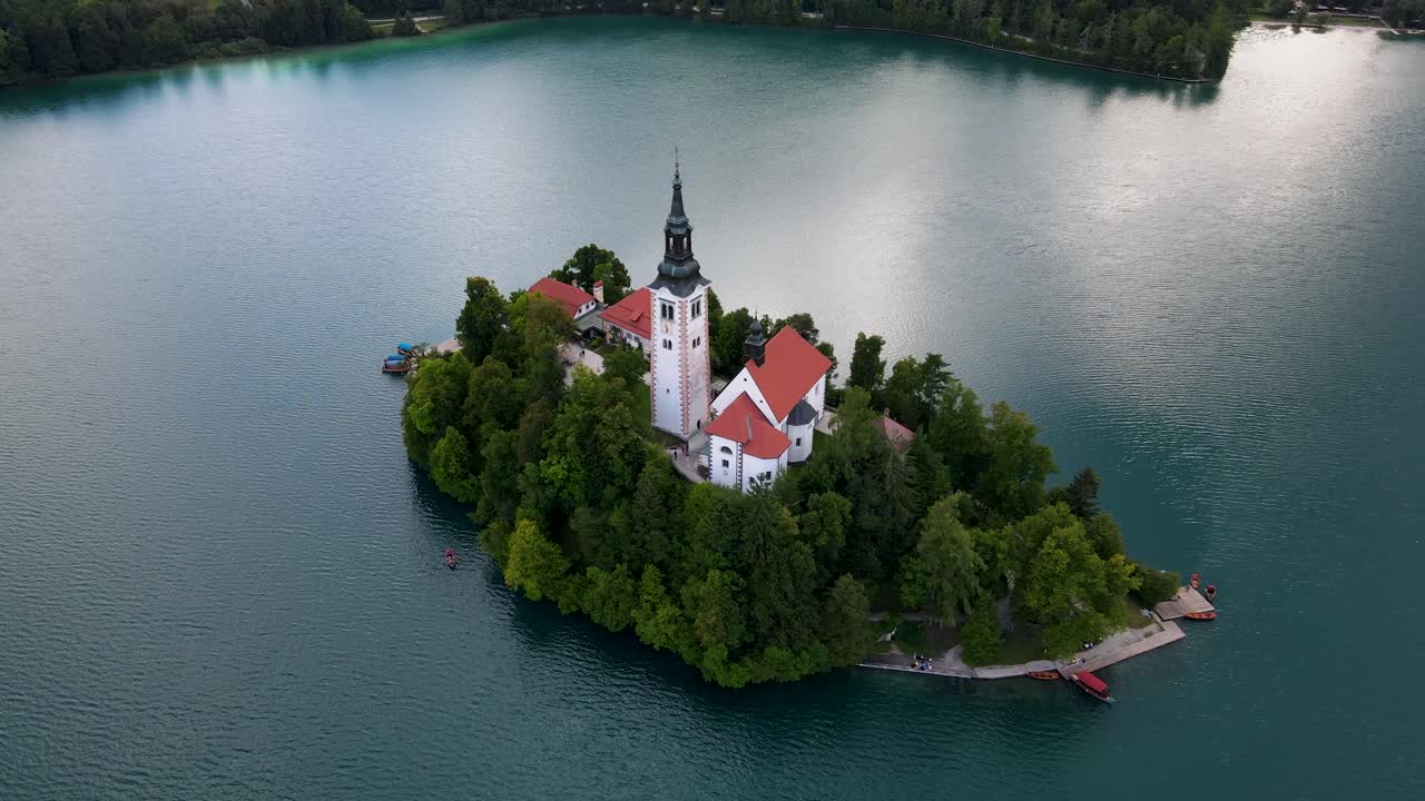 Slovenia Lago di Bled Drone Aereo 7.mp4