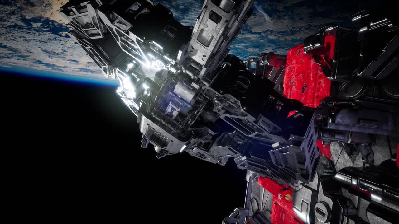 외계인 우주선 아르마다가 지구에 접근하고 있습니다.