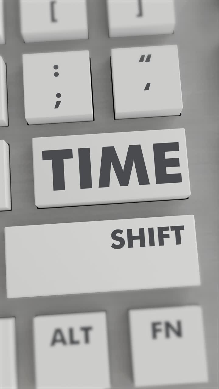 tiempo de pulsación del botón en el teclado vídeo vertical