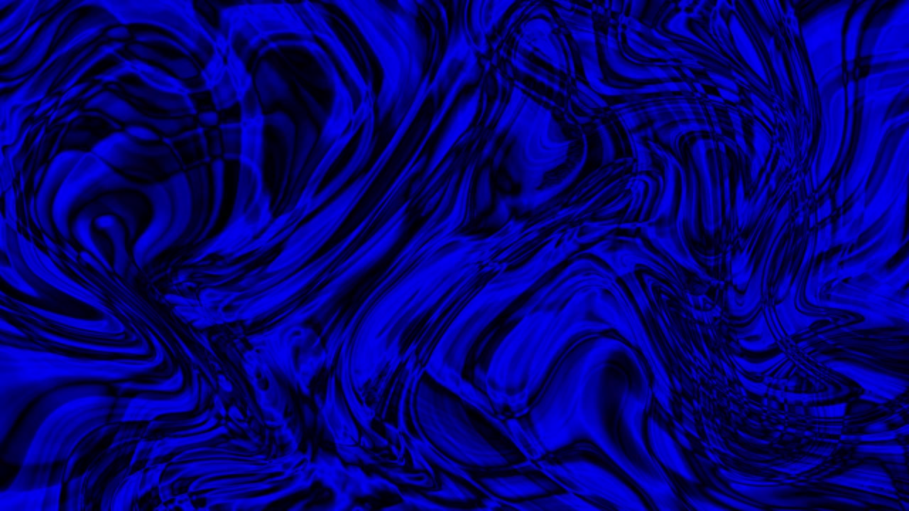 Texture acrilica astratta blu in movimento con onde liquide colorate