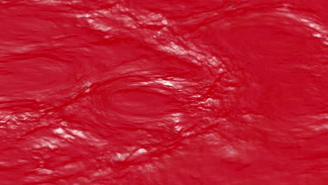 bucle de onda de líquido rojo que fluye