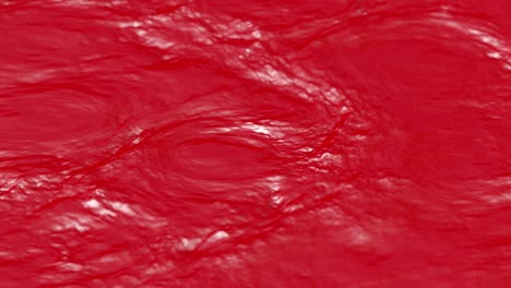 flowing red liquid wave loop