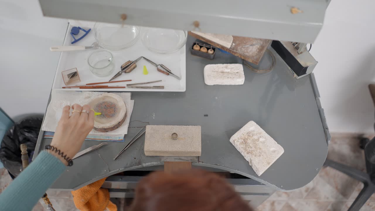 Jewelry Making in a Workshop