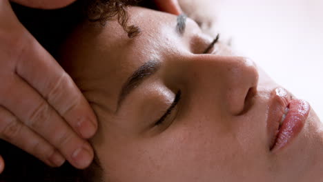 woman getting a massage