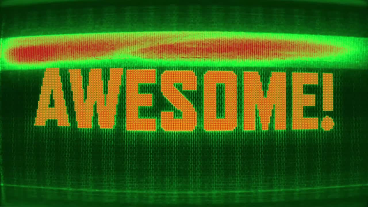 Effetto bagliore retro CRT – Modello moderno per After Effects