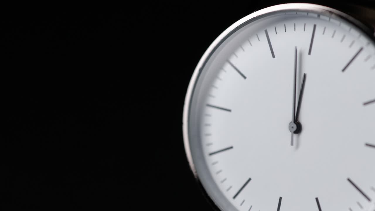 orologio da braccio analogico bianco