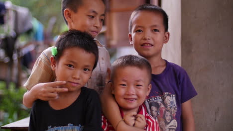 four boys together