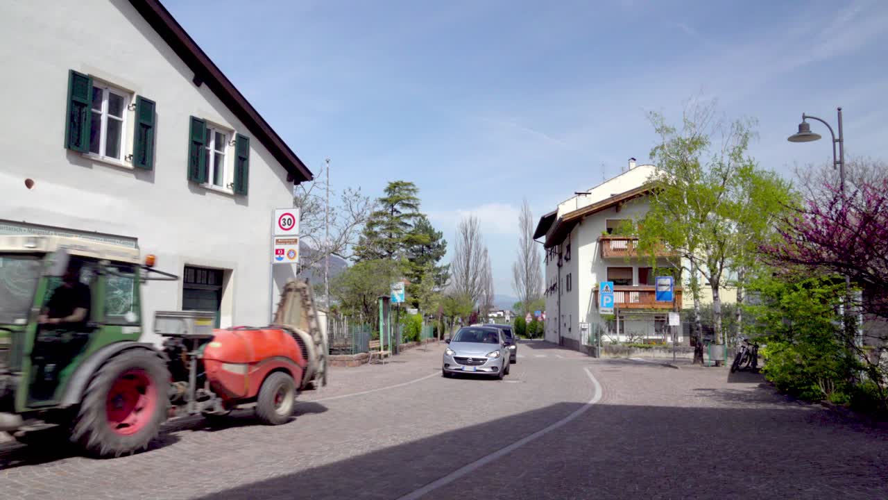 Peaceful Spring Day in a Charming European Village