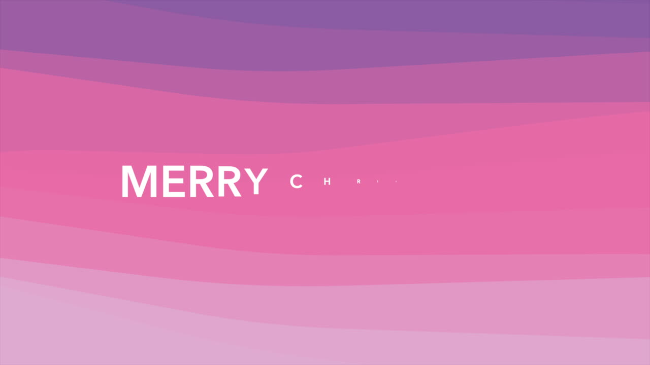 Moderne God jul på lilla og lyserødt gradientbølgemønster