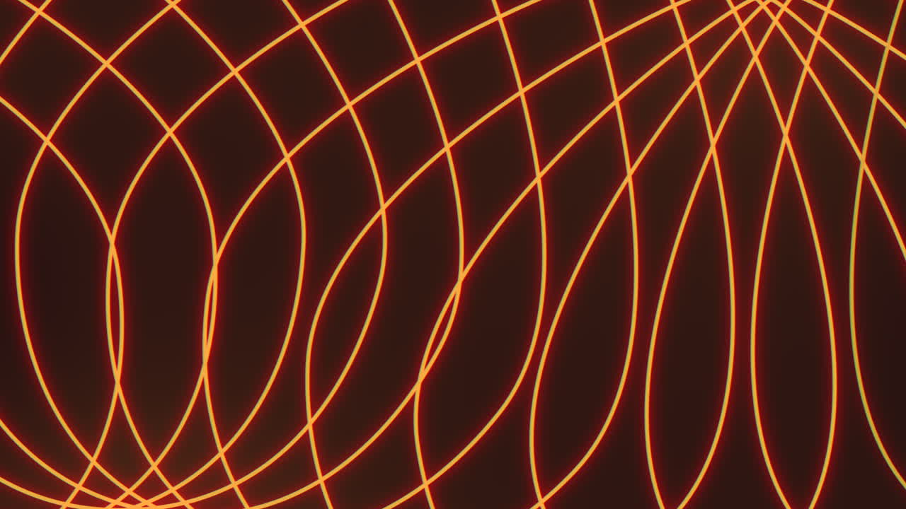 Modello di linee geometriche con colore giallo neon