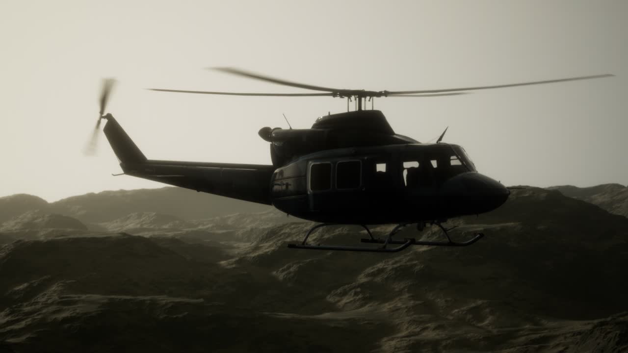 베트남에 있는 미국 군사 헬리 ⁇ 터