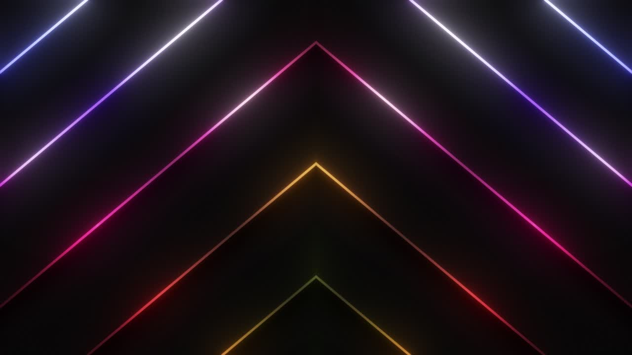 fondo geométrico de neón