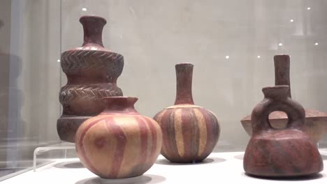 clay and pottery pieces from prehispanic period in mexico