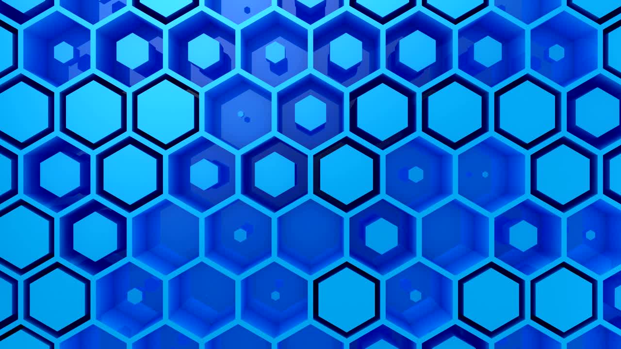 el fondo de los hexágonos