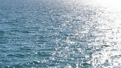 calm waves surface on sunny day