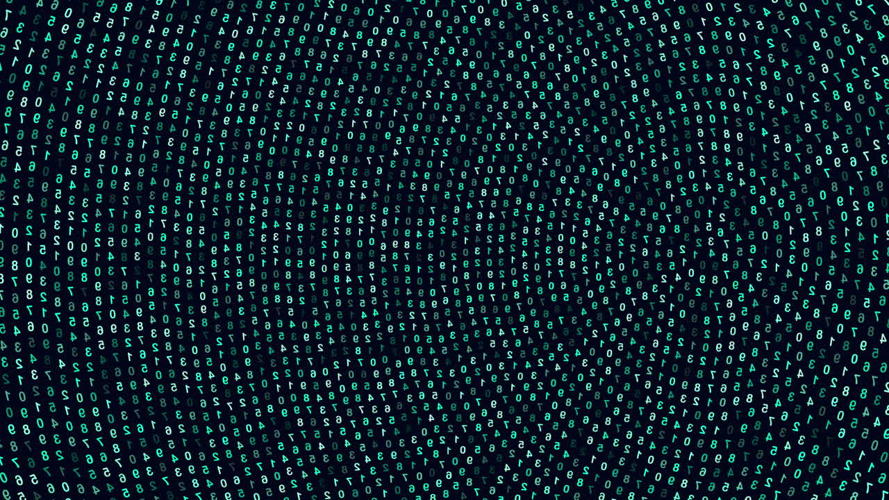 Motion random numbers and hues in matrix