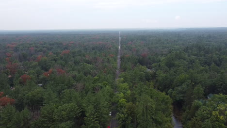 Imágenes-Aéreas-Del-Río-Michigan-Con-Drones-Del-Condado-De-Baldwin-Michigan