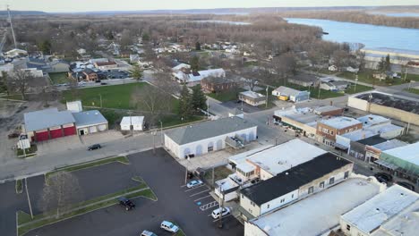 small-town-America-fire-station-and-training-ground-in-Chillicothe,-Illinois