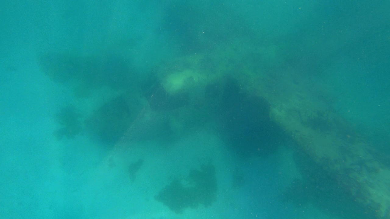 Plane of Pablo Escobar underwater Cartagena Colombia submerged touristic attraction