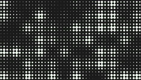 monochromatic white small dots pattern in rows