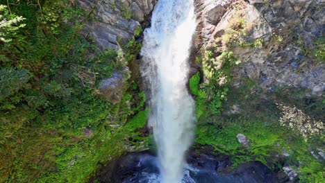 Top-down-drone-footage-of-the-Tappiyah-falls-near-Batad-in-north-Philippines