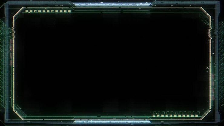 Futuristic hud video frame digital technology plexus lines background technology template frame