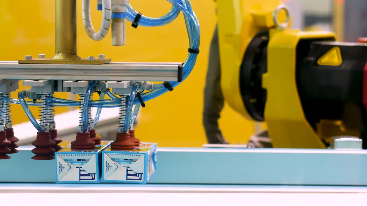 Automated Packaging Line for Milk Cartons