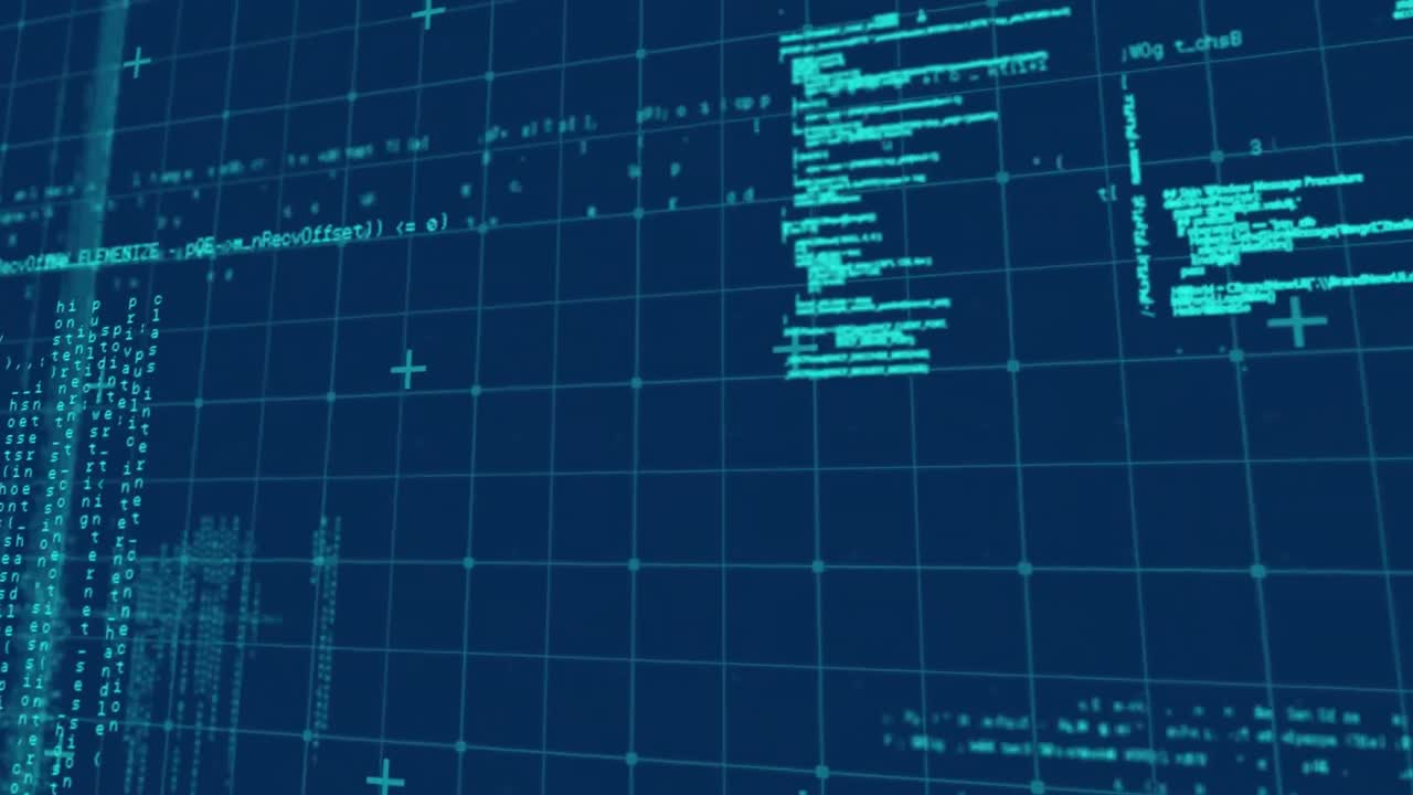 Screen with program codes