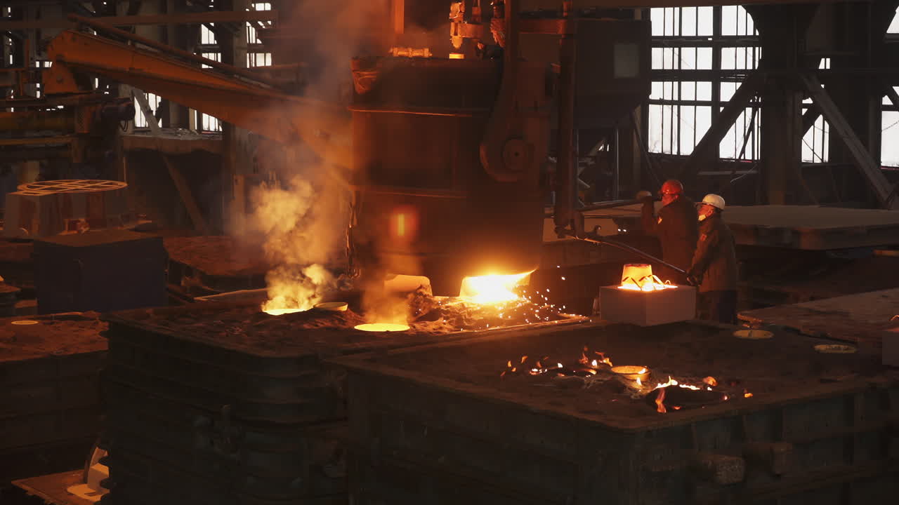 Metal Casting in a Foundry
