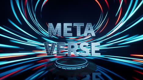 the concept of metaverse, 3d rendering.