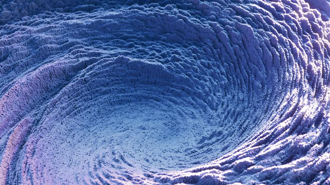 추상적인 파동 이동 표면