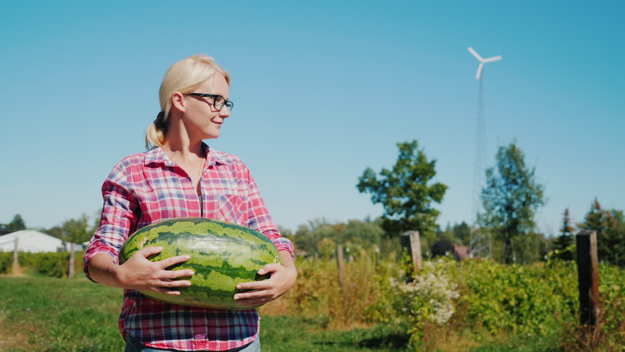 수박을 나르는 여자