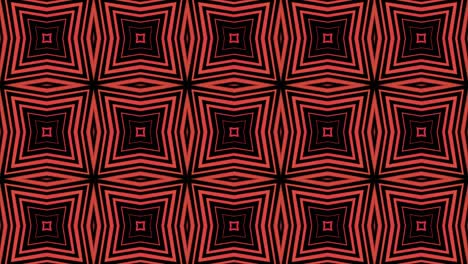 geometric red and black pattern