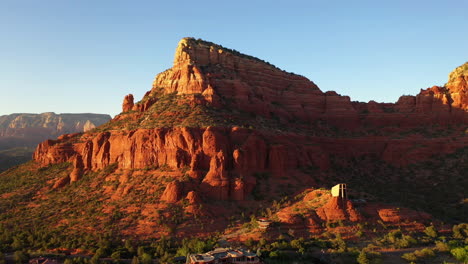 the chapel of the holy cross built in red rocks in sedona, arizona