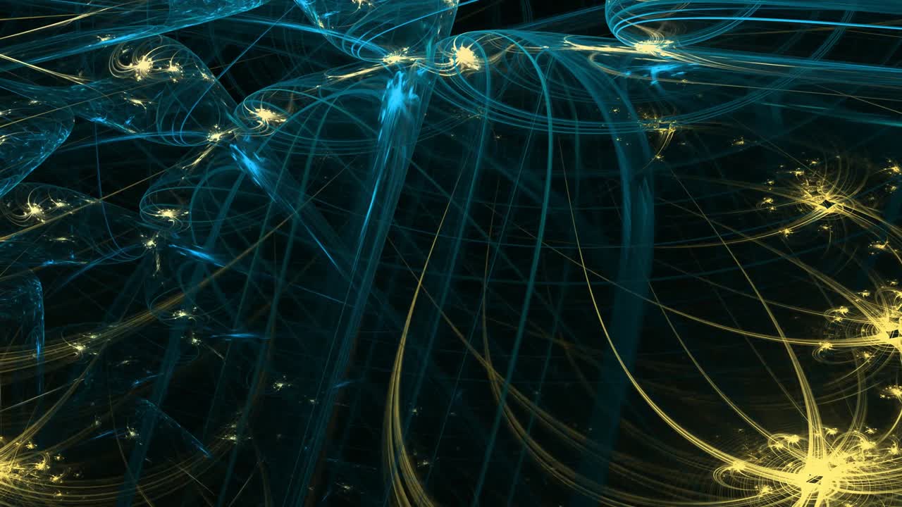 energía espacial, bucle de video sin problemas sobre el tema del espacio, la ciencia y la fantasía