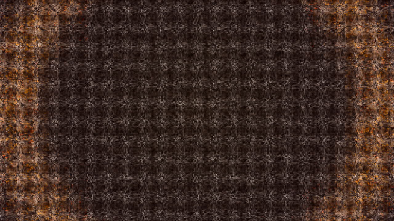 Abstract Pixelated Circle Pattern